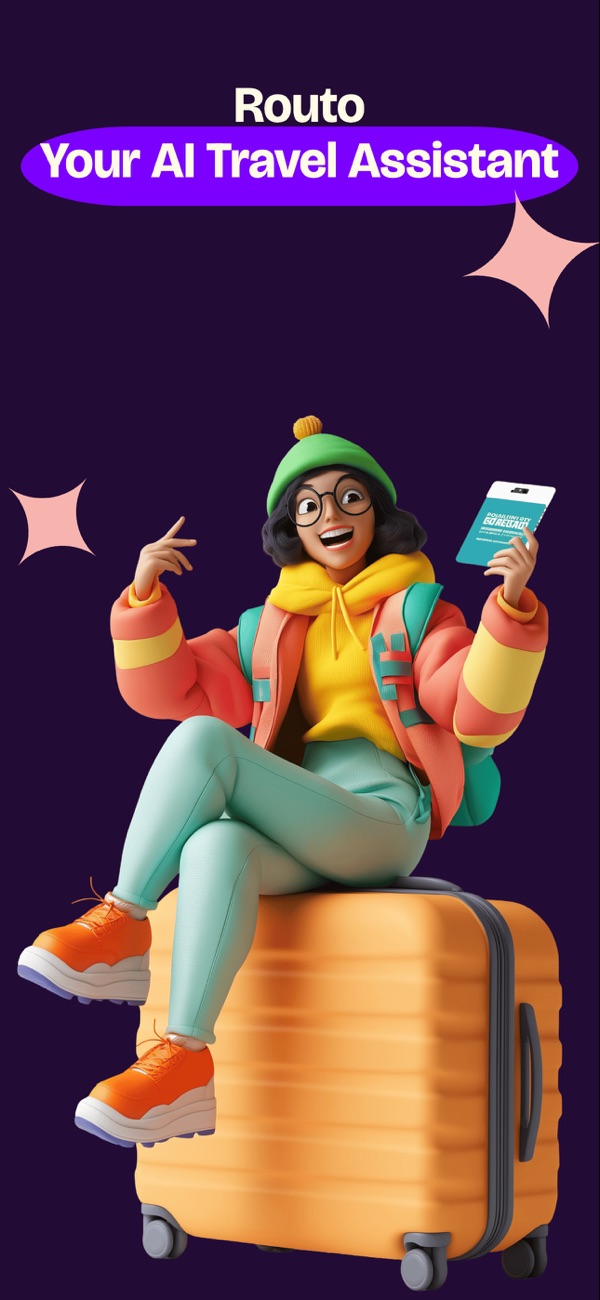 Routo app intro: Your AI Travel Assistant